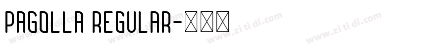 Pagolla Regular字体转换
